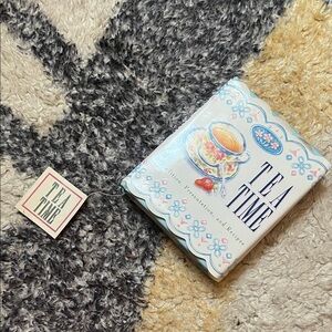 Tea Time Tradition Presentation and Recipes Mini Book with Floral Design